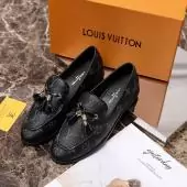 chaussure sport louis vuitton femme leather sapatos with flat heels black